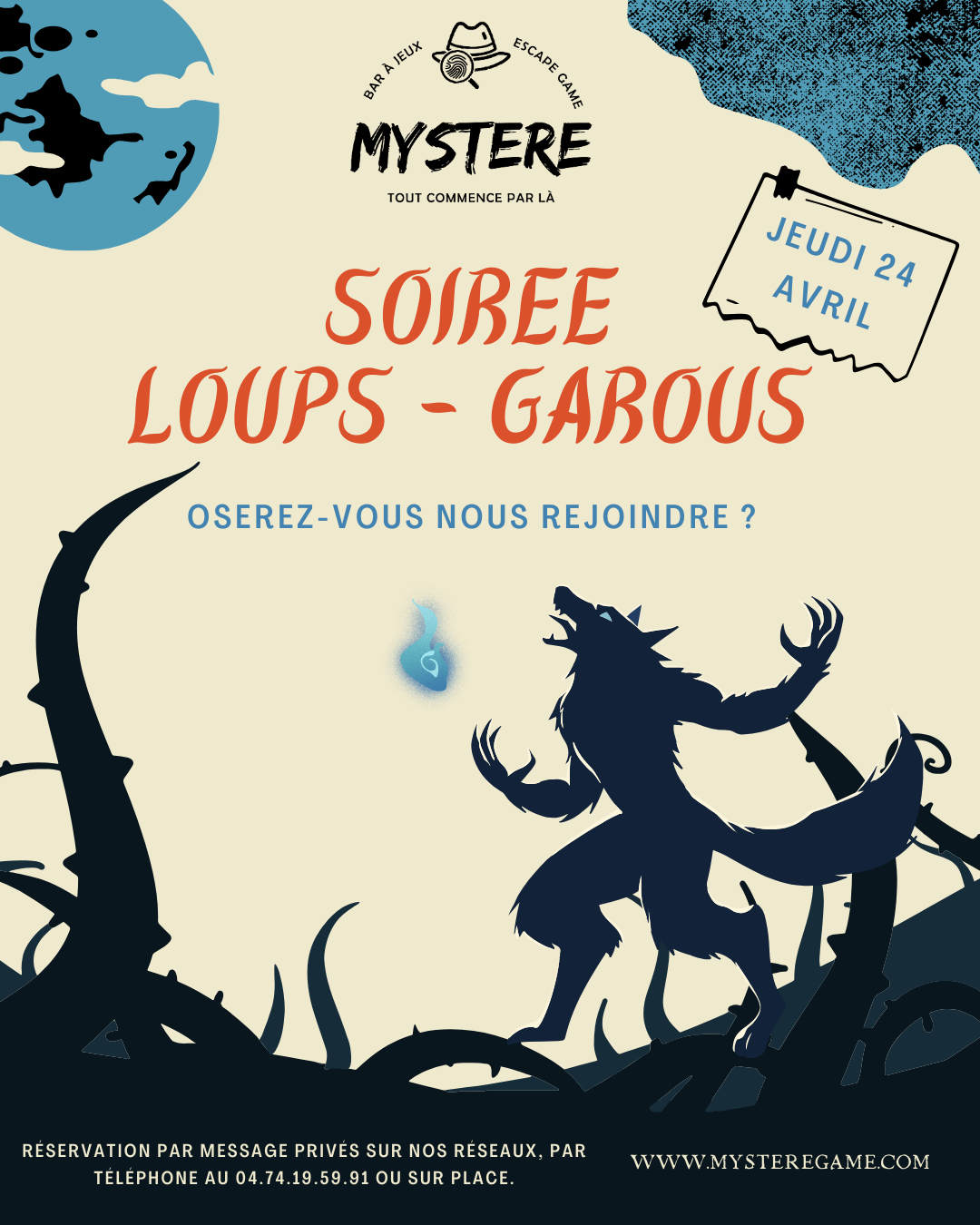 Soirée Loups garou